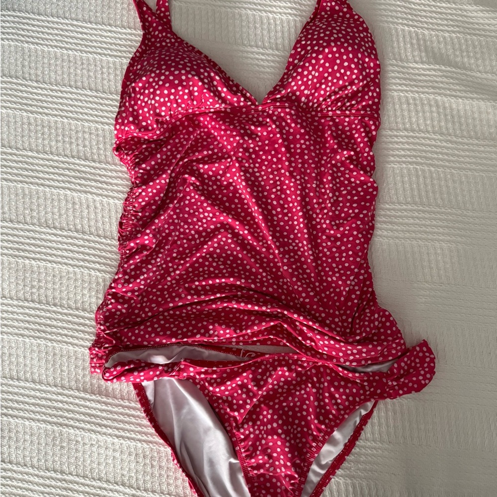 Carve Designs Pink Polka Dot Bikini